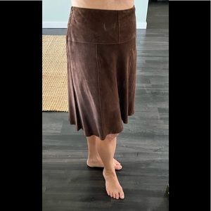 J.Crew Suede A-line Skirt